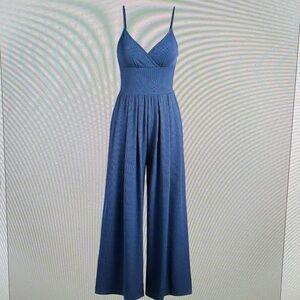 Cider V-Neck Cami Wide Leg Jumpsuit